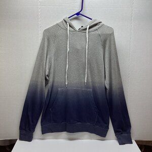 POL HOODIE BLUE OMBRE LIGHTWEIGHT 100% COTTON